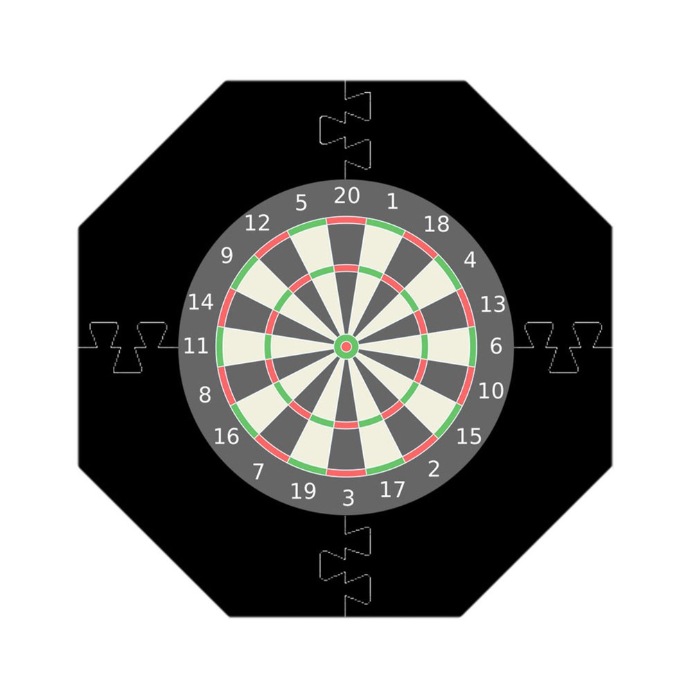 EVA Board Backboard Octagonal Wall Protector Dartboard Surround DS