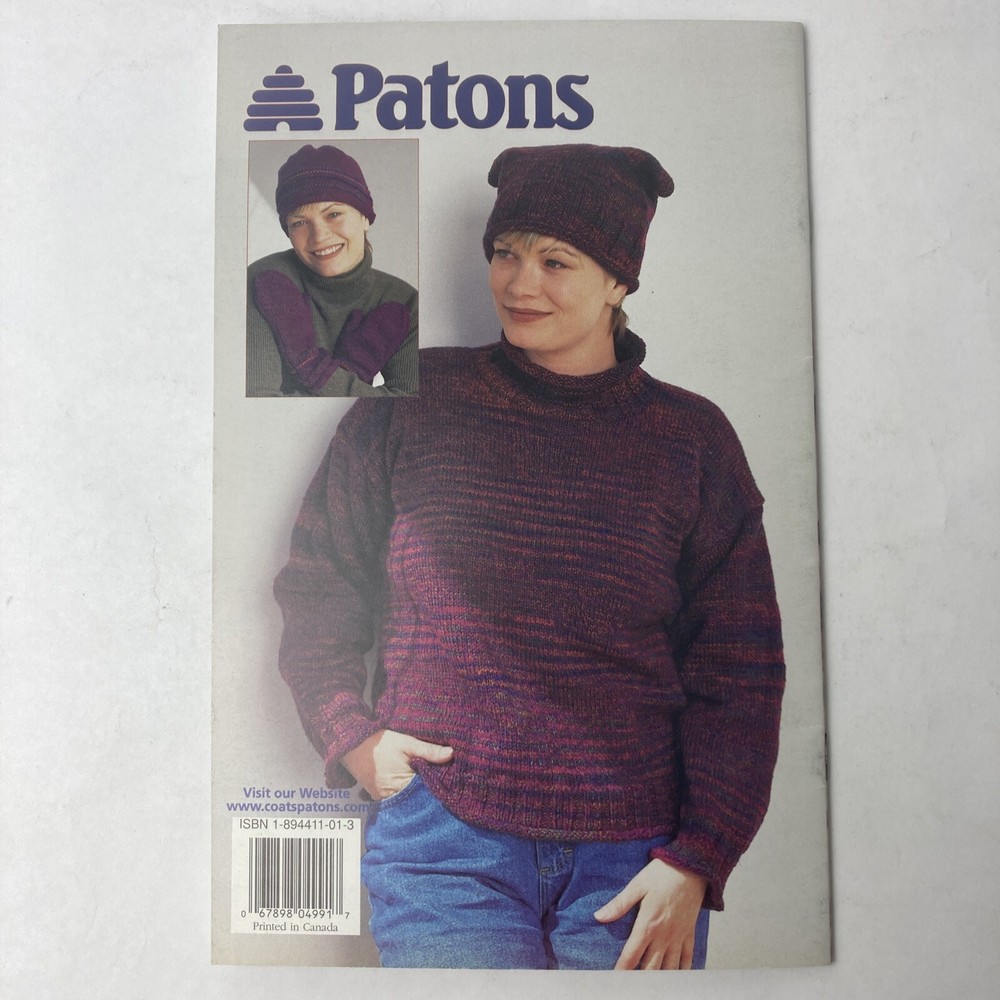 Patons 764 Projects for Beginners 8 Sweaters Blankets Pillows Patterns