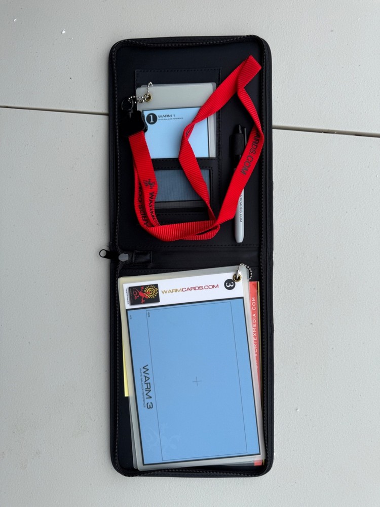 Vortex Media WarmCards White Balance Reference System - Complete Set with Case