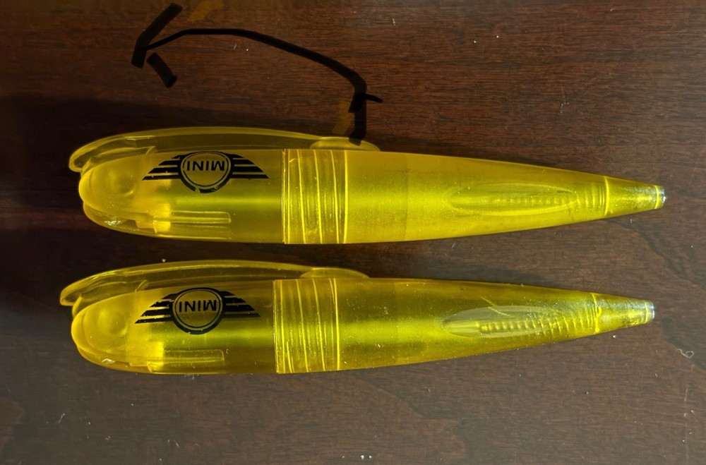 Mini Cooper (BMW) Launch Ball Point Pen Circa 2000-Quantity Two (2)