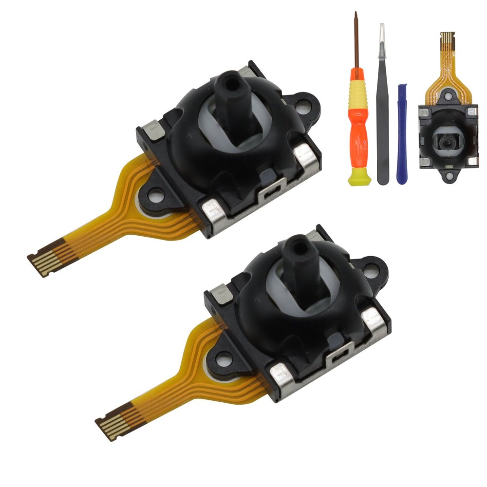 2 SET Joystick Replacement Hall Joystick Kits for ROG Ally Game Handheld Tool