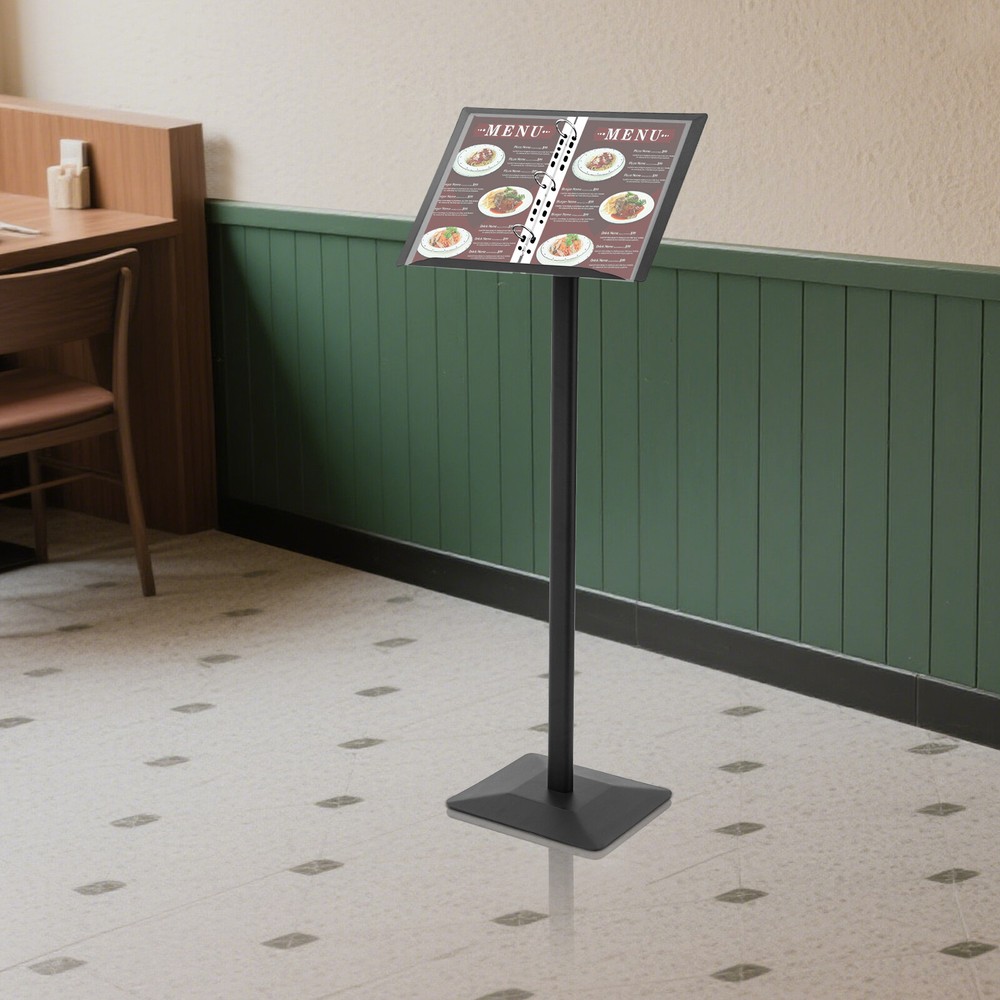 Menu Stand with Binder, Menu Stand, Freestanding Menu Stand