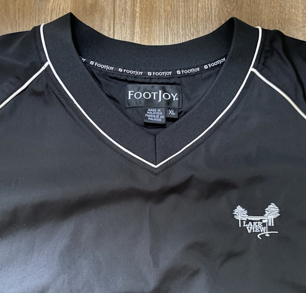 Footjoy Black pullover men’s XL golf Wind