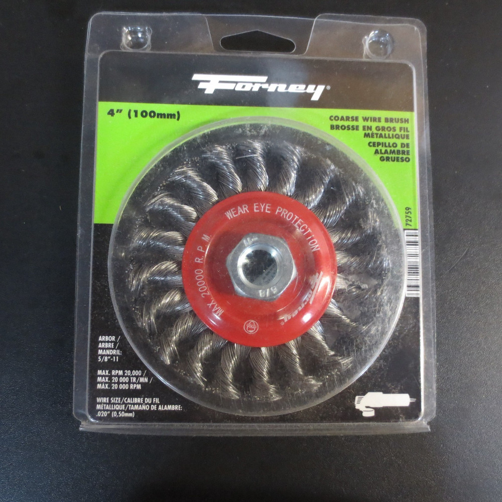 FORNEY TWIST KNOT & STRINGER WIRE BRUSH SET
