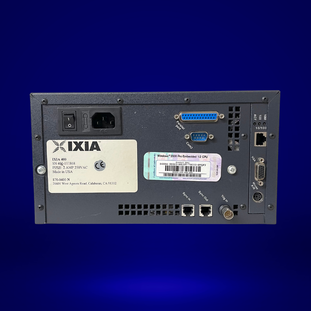 Ixia 400t Traffic Generator/Performance Analyzer