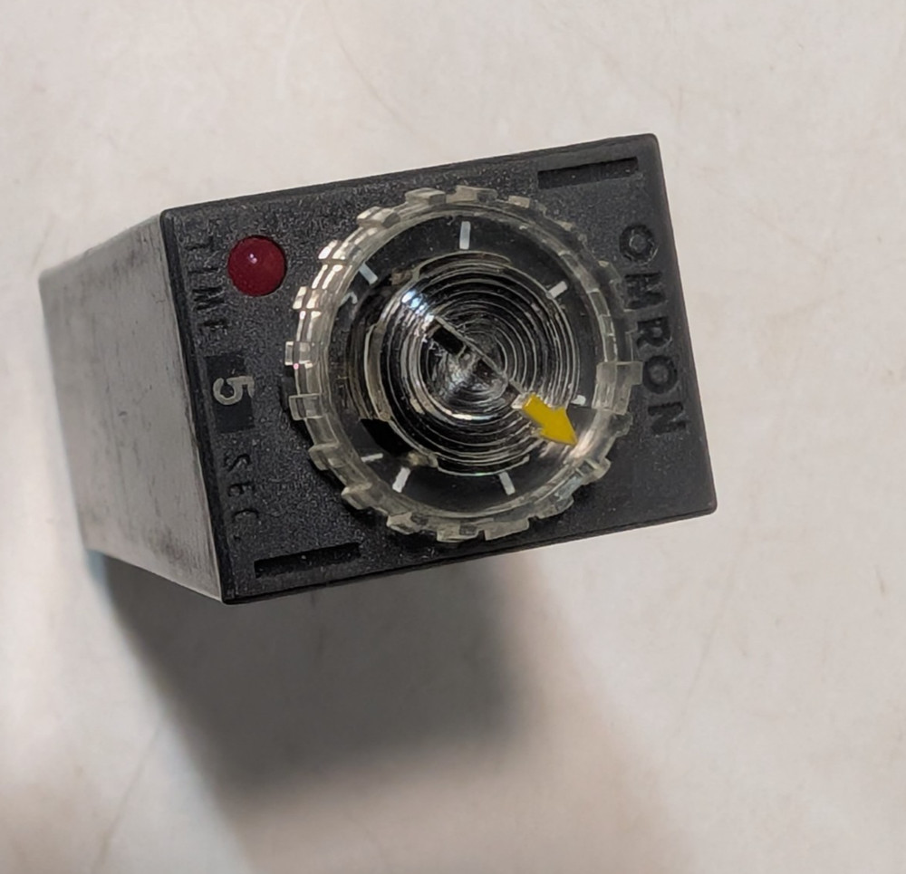 Omron Tateisi Electronics Co. H3Y-2 Solid State Timer, 5S, 100VAC, Made in Japan