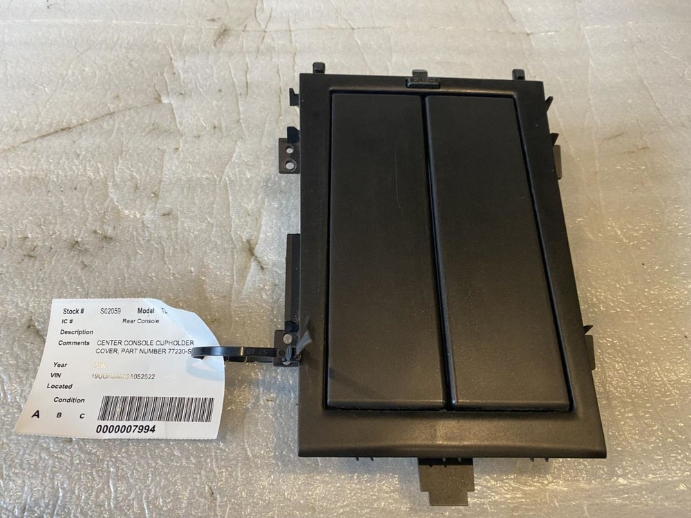 TL 2002 Console Rear 86253