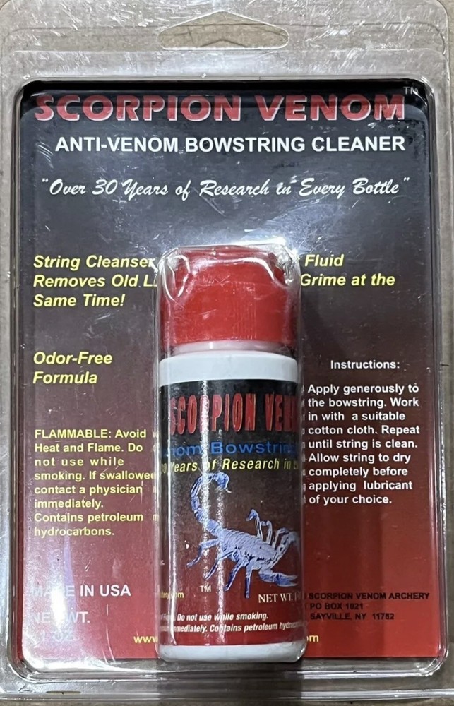 Scorpion Venom: Anti-Venom Bowstring Cleaner