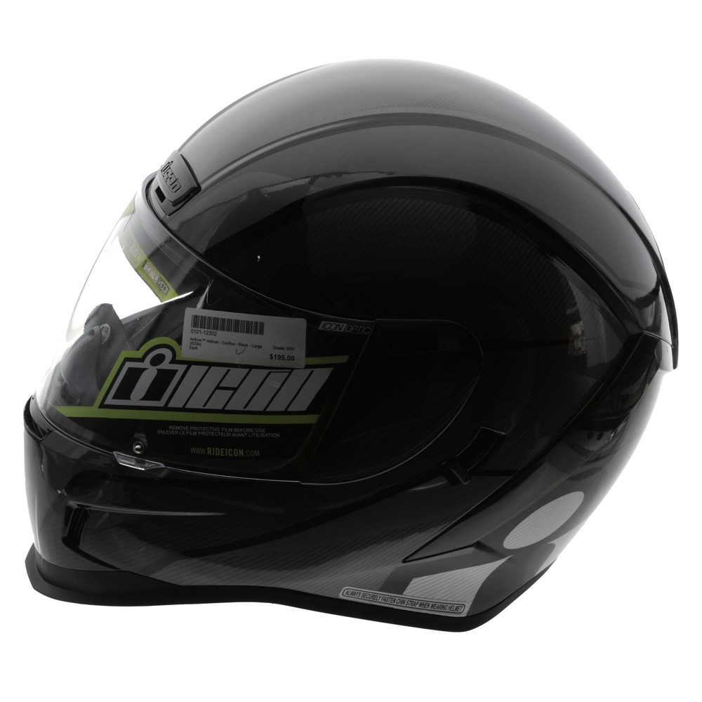 Icon Airform Black Helmet Large