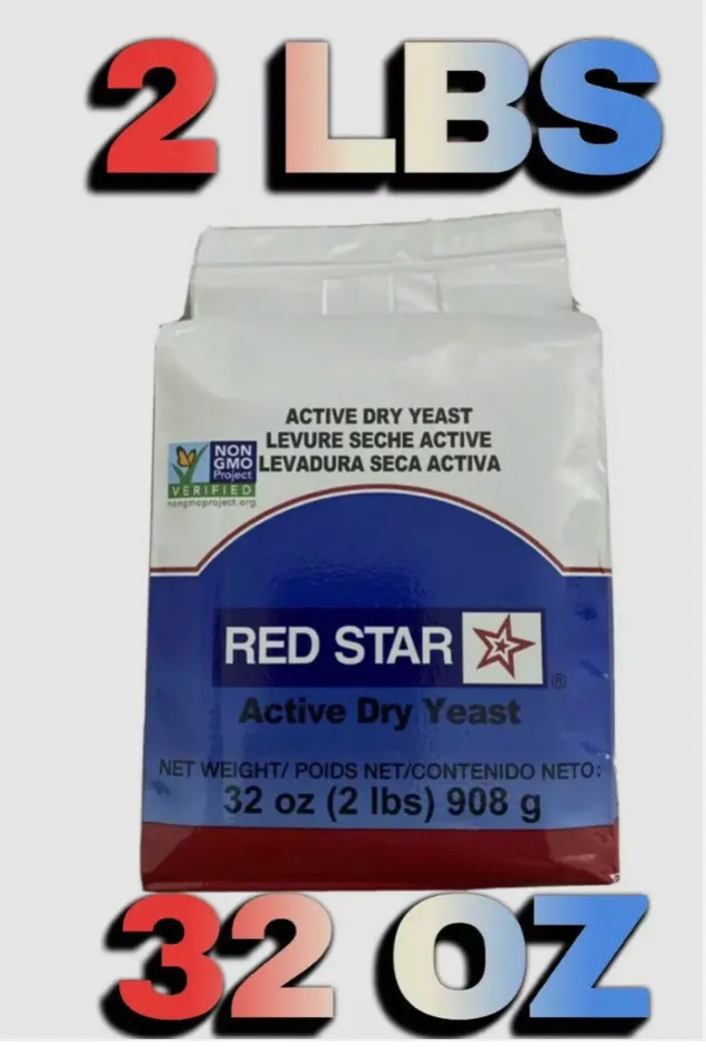 Red Star Active Dry Yeast- (2 lbs / 32oz)