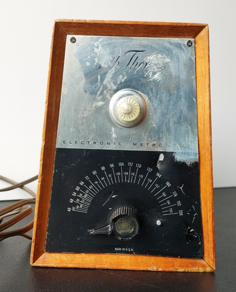 SETH THOMAS ELECTRONIC METRONOME. MADE IN U.S.A.