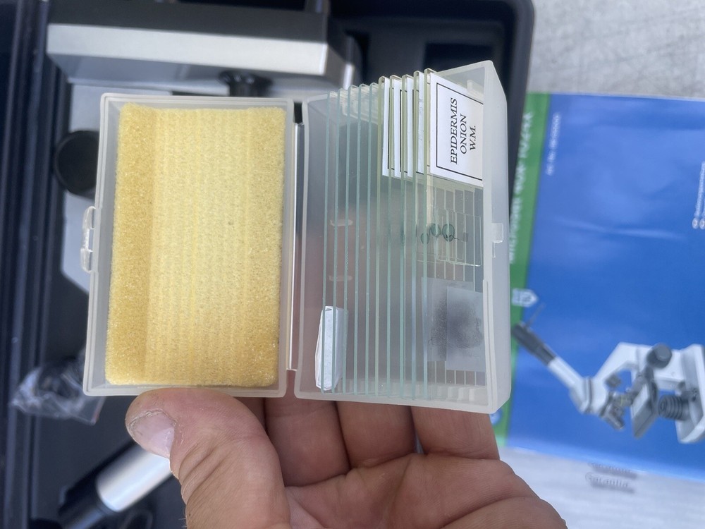 Bresser 88-55000 Microscope Set 40X-1024X PC Micro USED Junior set Germany