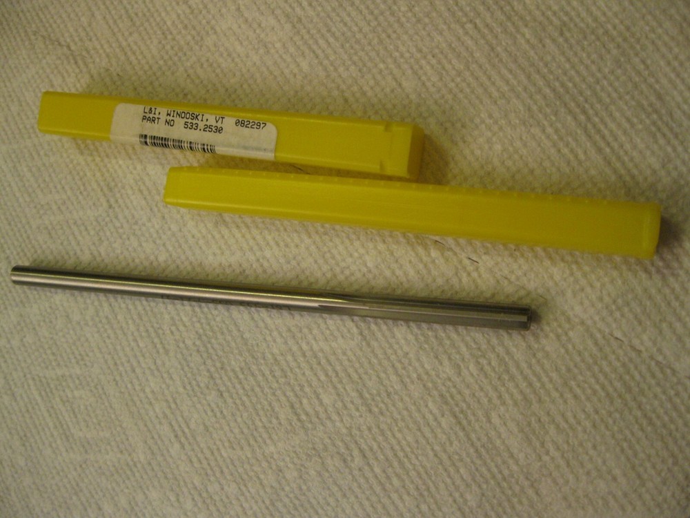 .2530" Reamer, HSS, L&I
