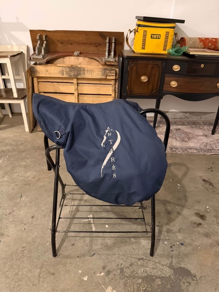 Antarès Evolution-D Custom Jump Saddle – Buffalo Leather – Excellent Condition