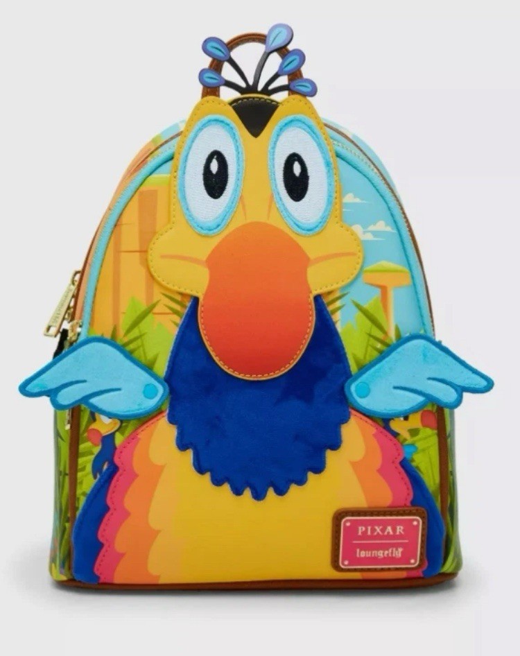 Loungefly Disney Pixar UP Kevin & Babies Mini Backpack w/ moveable wings NWT