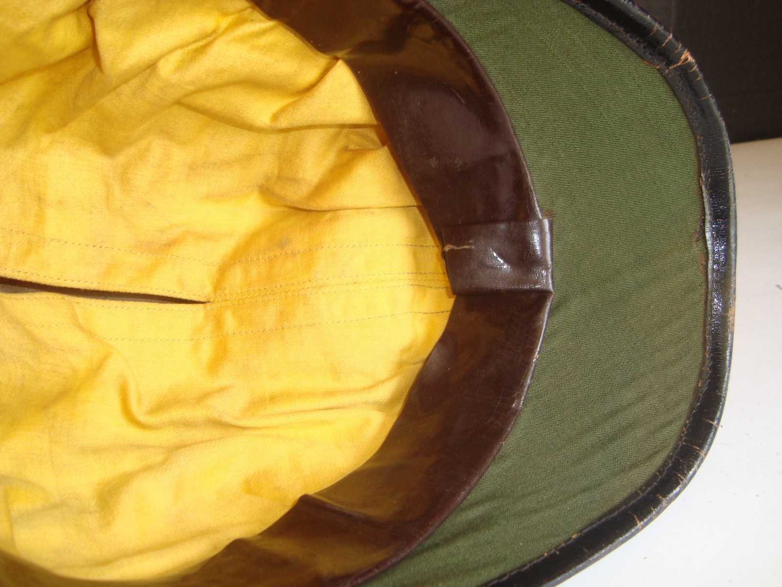 Rare Original 1880's ? Military Officer Dress Hat HDD No. 3 Trustee Cross Rifles