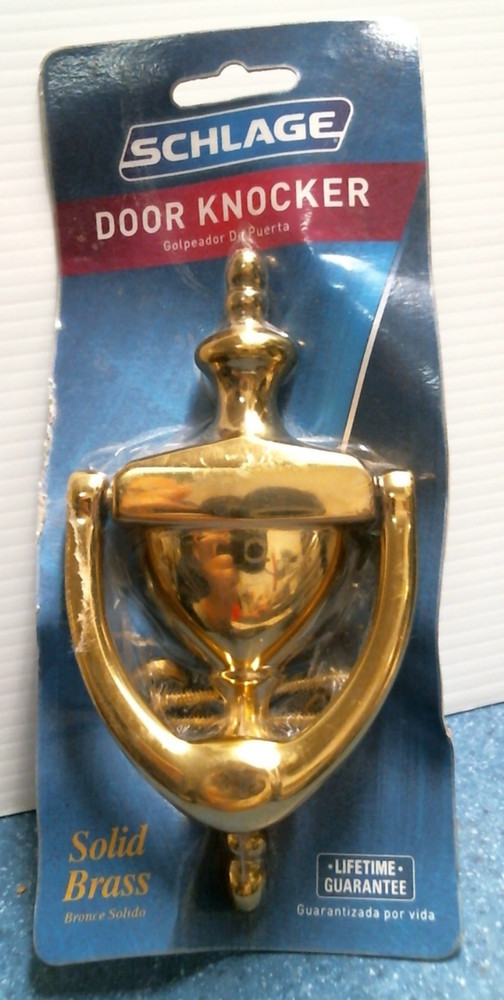 Schlage Solid Brass, Door Knocker  (SC2-3125-605)  FS