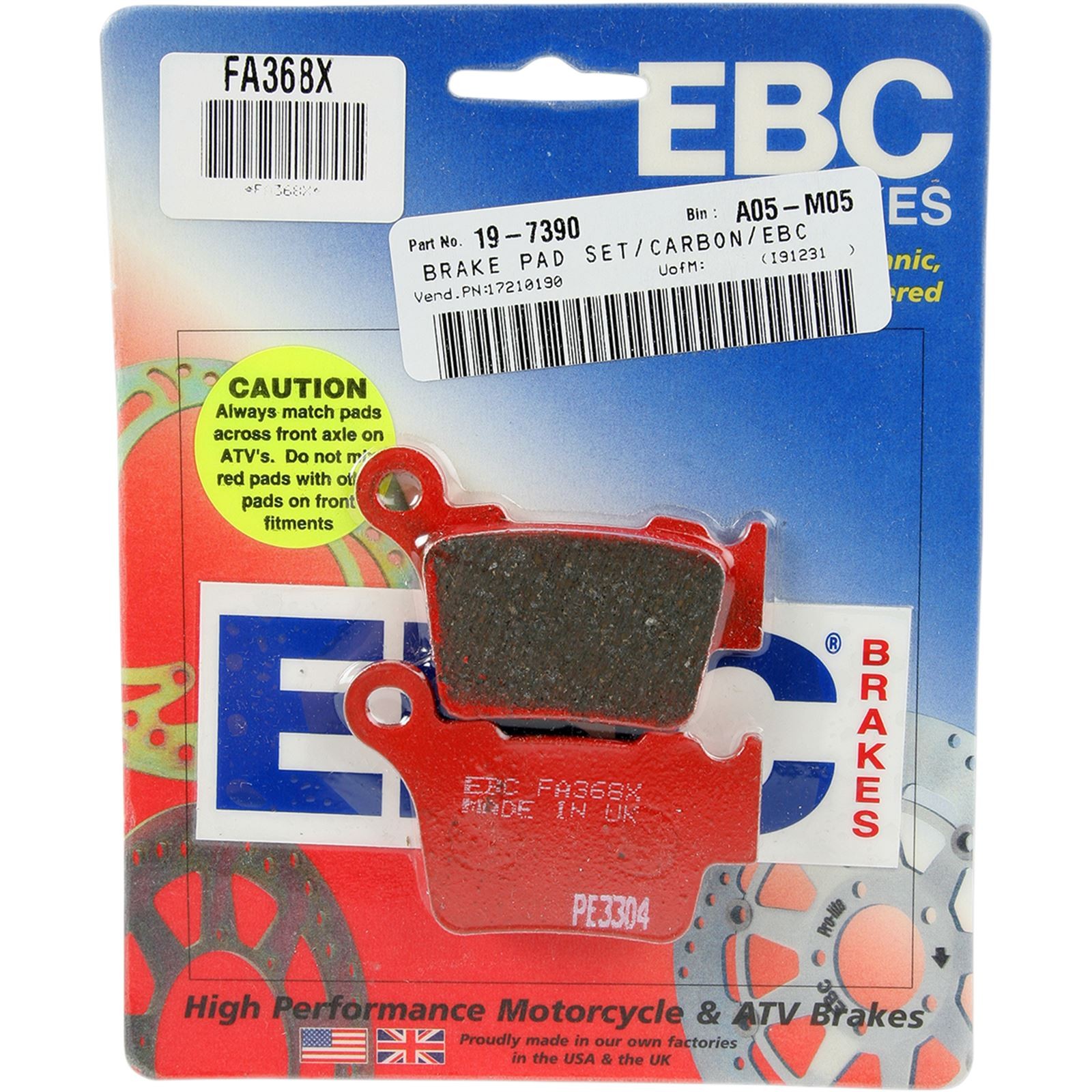 EBC Brakes Brake Pads FA368X
