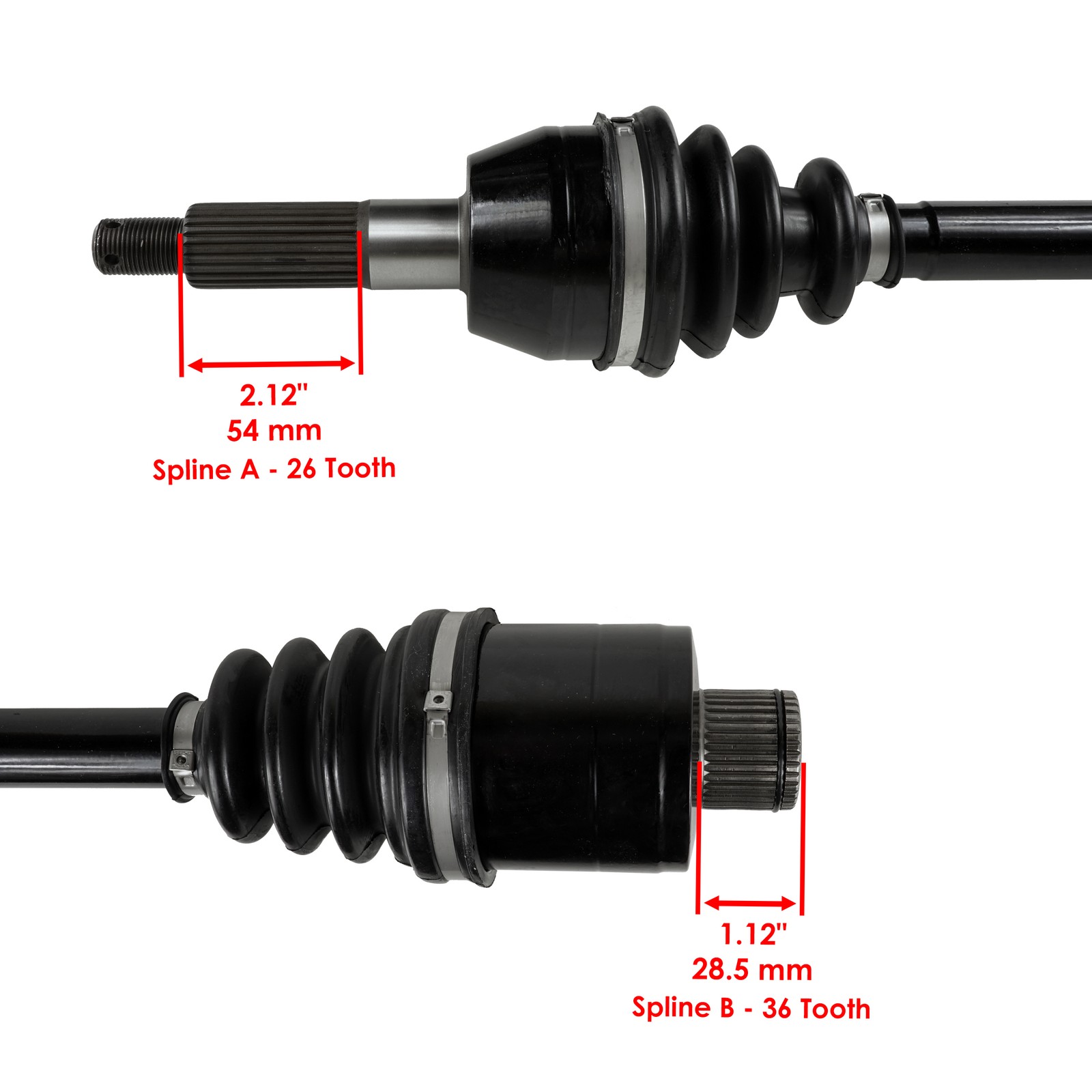 Front & Rear CV Joint Axles For Polaris Sportsman 800 EFI 2007-2012 Left & Right