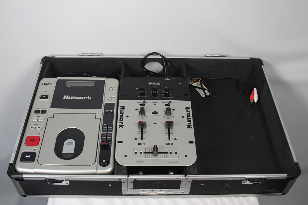 Numark MX05 Mixer 1 CD TCD05 CDJ MISSING 1 CD PLAYER (SYSTEM INCONPLETE,) WORKS
