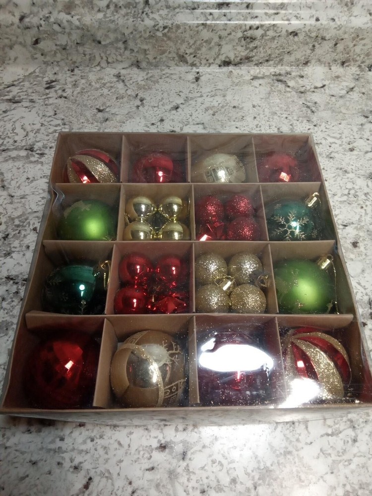 Christmas Tree Decorations Plastic Multicolor