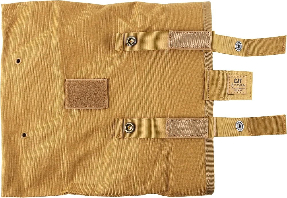 MOLLE Dump Pouch Large with Drawstring - Foldable Large, Coyote Brown