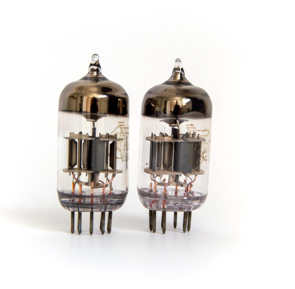 6N23P 1974 SWGP GREY SHIELD. MATCHED. ECC88 6DJ8 6922. OPEN PLATE. WIRE GETTER.