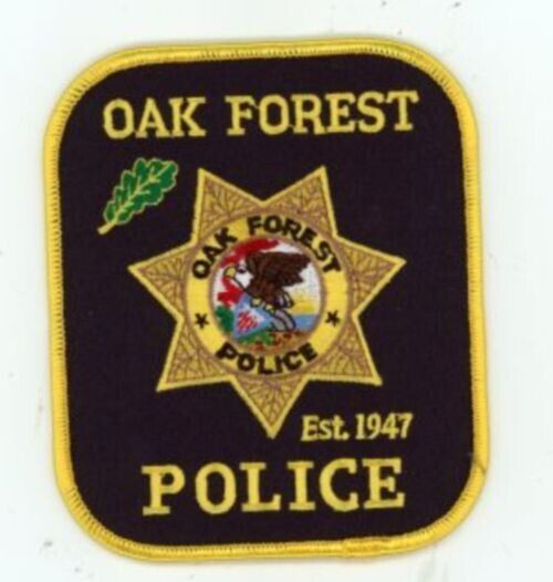 ILLINOIS IL OAK FOREST POLICE NICE SHOULDER PATCH SHERIFF