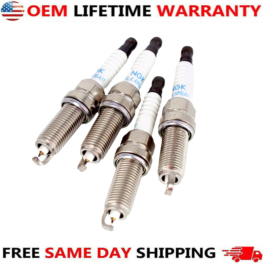 OEM Ignition Coil & NGK Ruthenium Spark Plug For 07-19 Nissan Altima Versa UF549