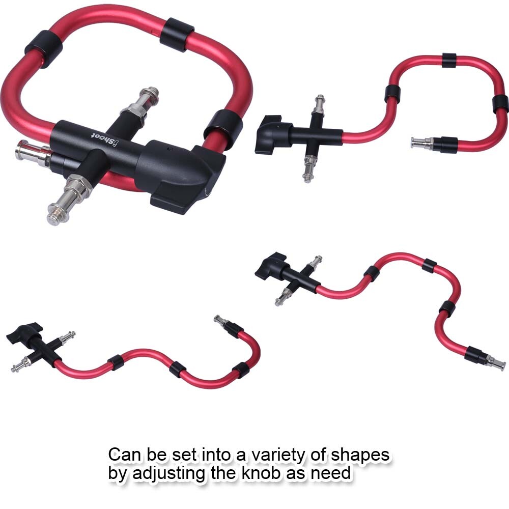 Support Bracket Holder for Camera Speedlight Flash Tripod Light Stand Load 3-5kg