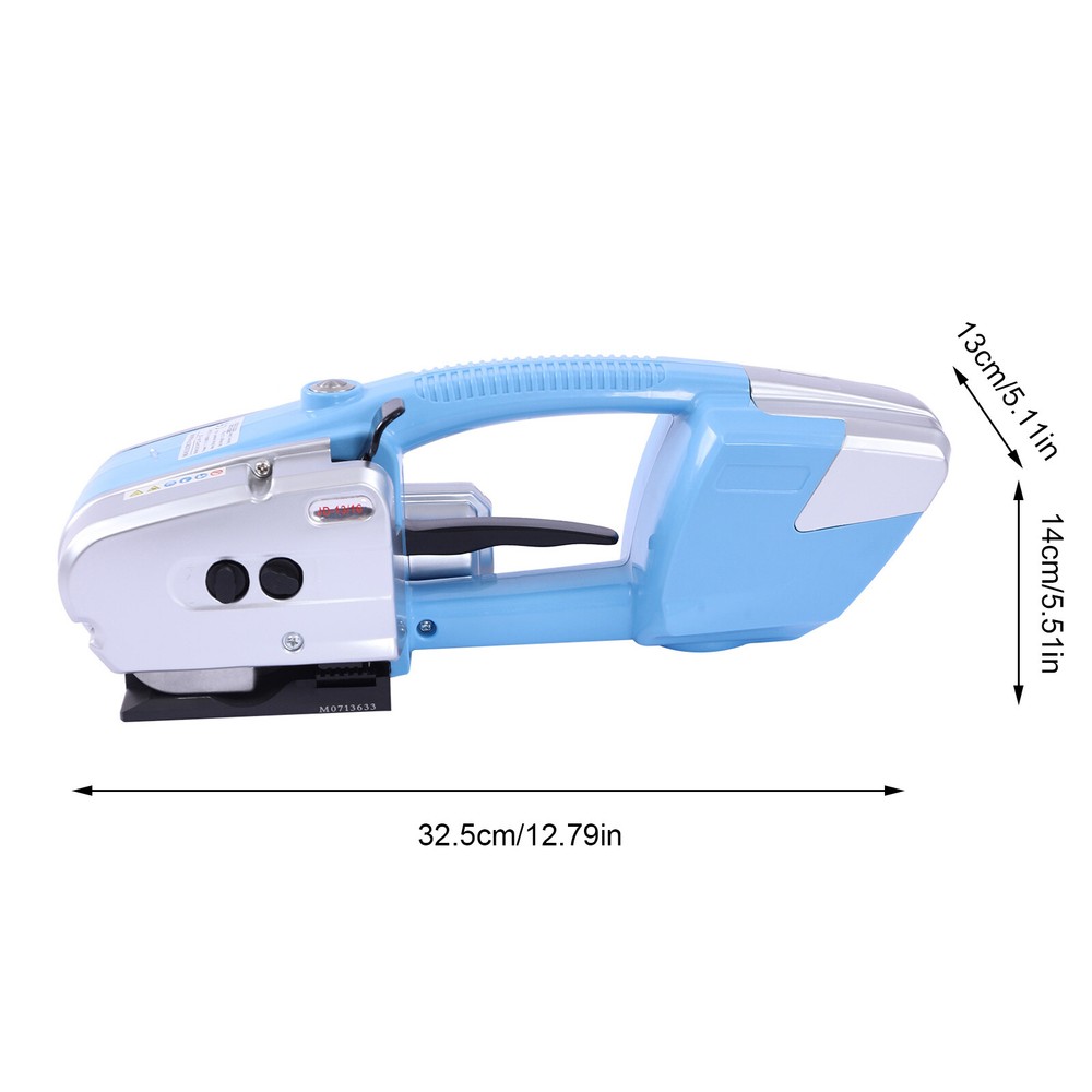 Hand-held Strapping Machine Automatic Strapping Tool for PP PET Straps + Battery