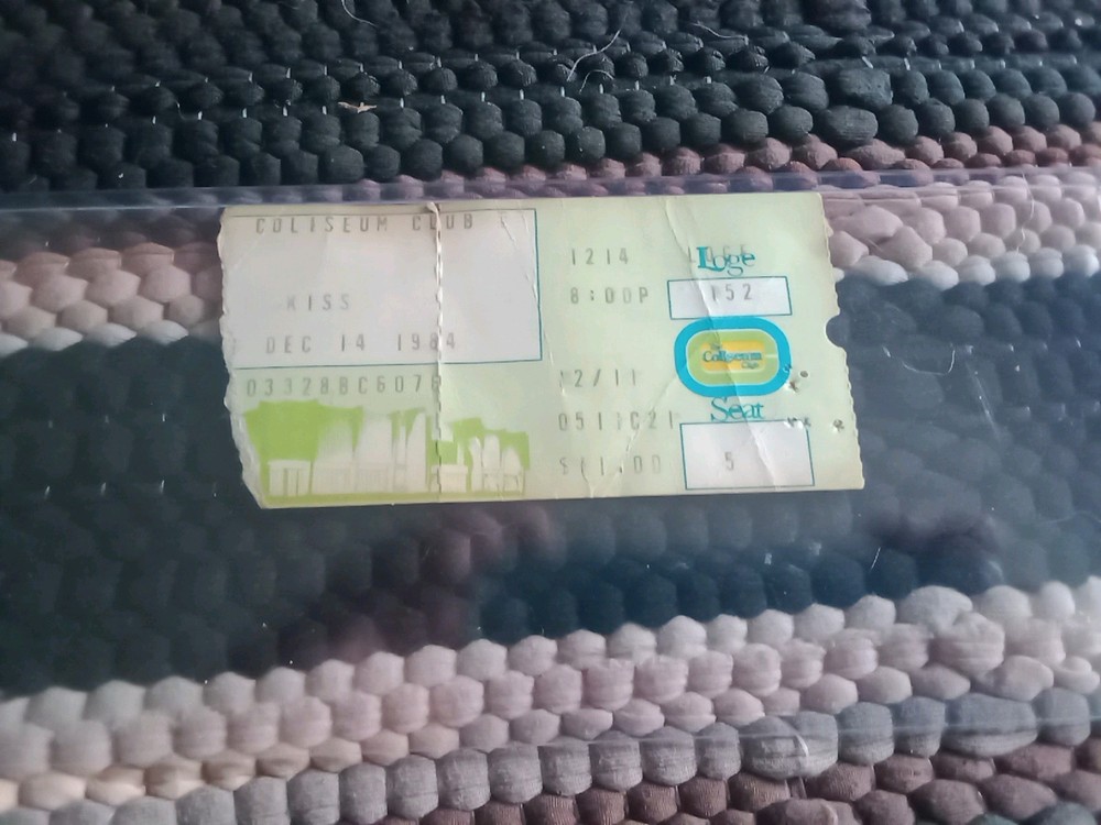 Kiss 💋 Ticket Stub History 🎸 Animalize Tour 12-14-84, Cleveland Ohio 👀