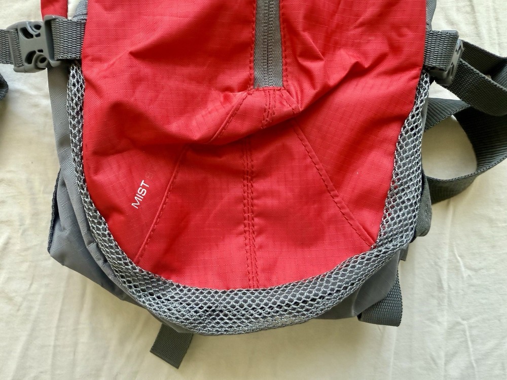 Outdoor Products Mist Hydration Backpack Red/Gray Mist model
