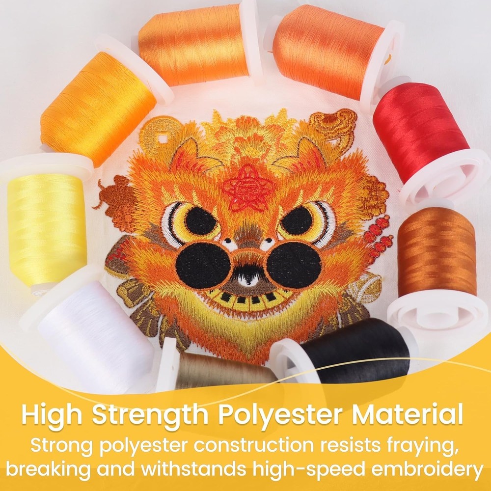 New brothread Embroidery Machine Thread Mega Kit 150 Colors