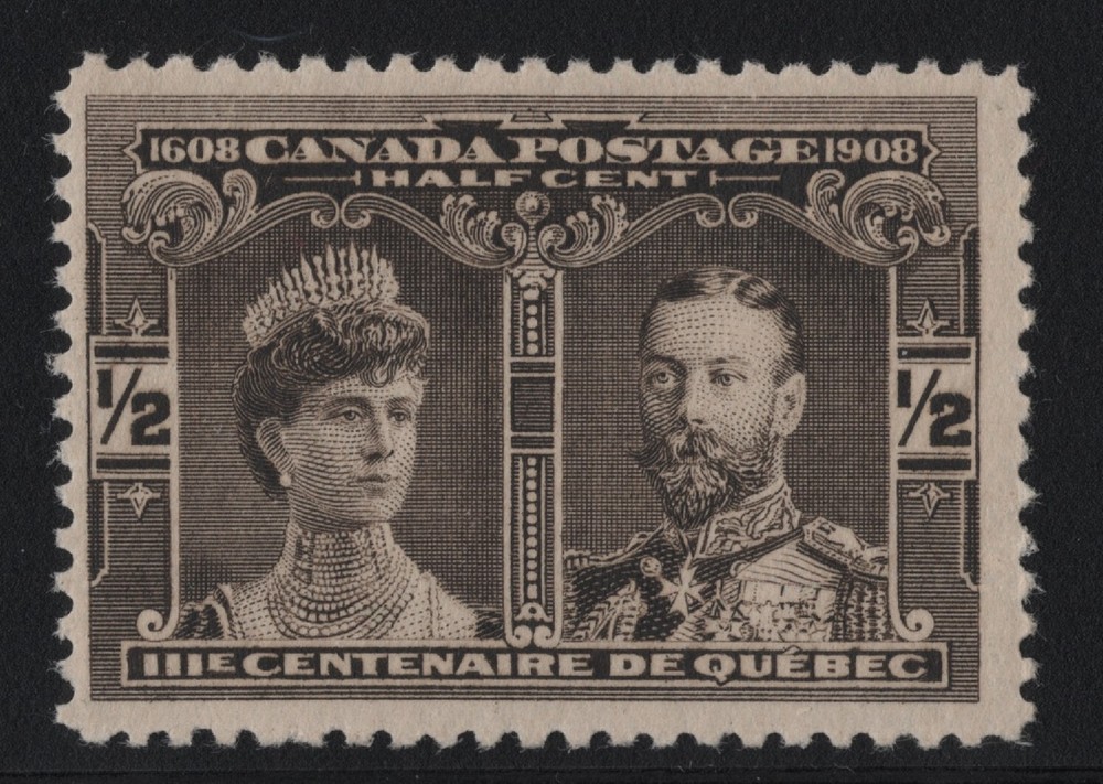 #96 Tercentenary 1/2c Canada mint never hinged