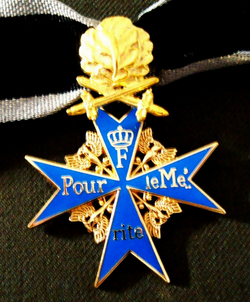 GERMAN POUR LE MERITE "BLUE MAX!!!" SET: ALL 3 LEVELS WITH RIBBONS