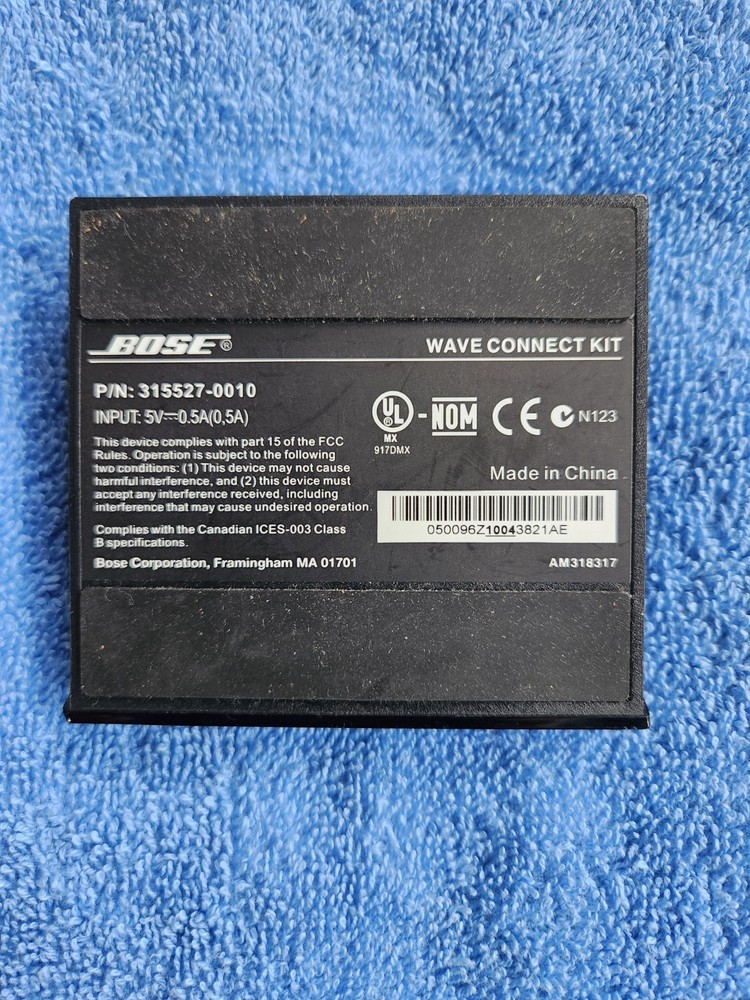 Bose Wave Connect Kit Dock P/N 315527-0010 for iPod