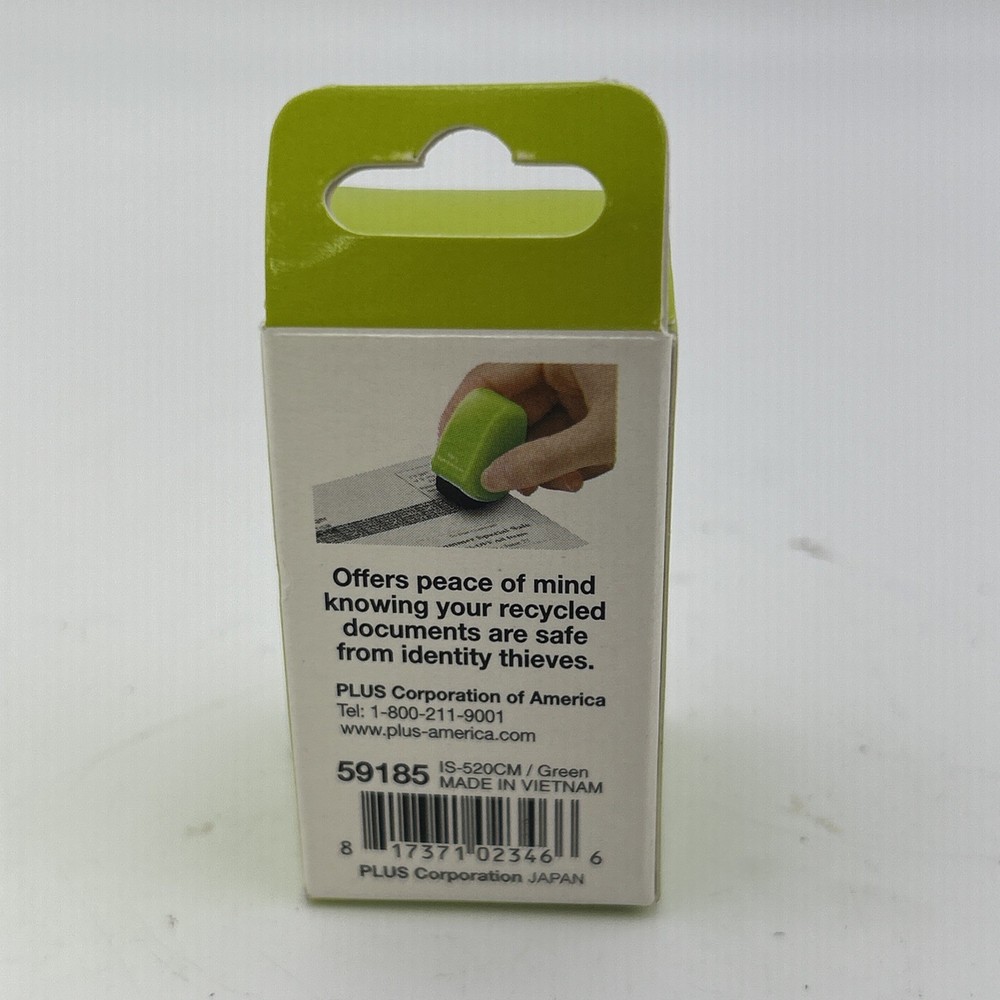 Guard Your Id Roller Identity Security Stamp Roller (green) Is-520cm