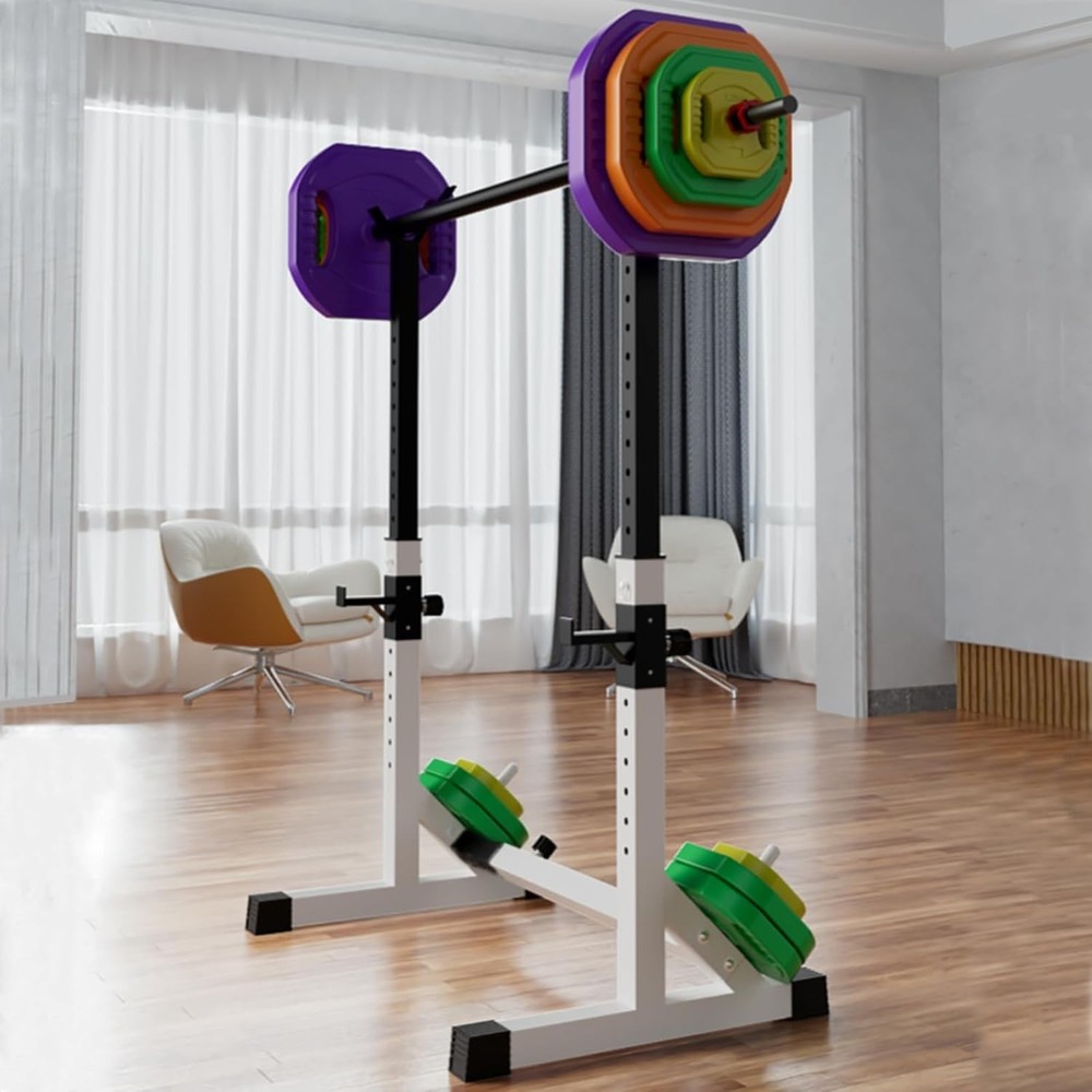 Adjustable Squat Rack 550lbs Barbell Stand