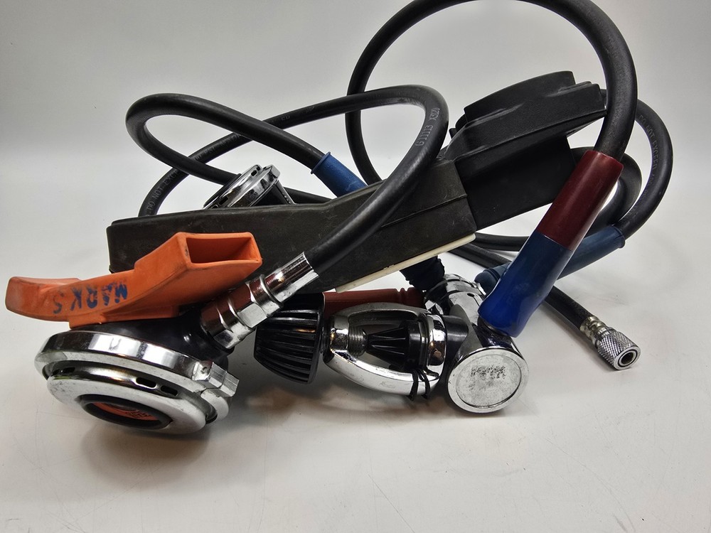 Ocean Dynamics Scuba Diving Regulator Set With Accessories Read