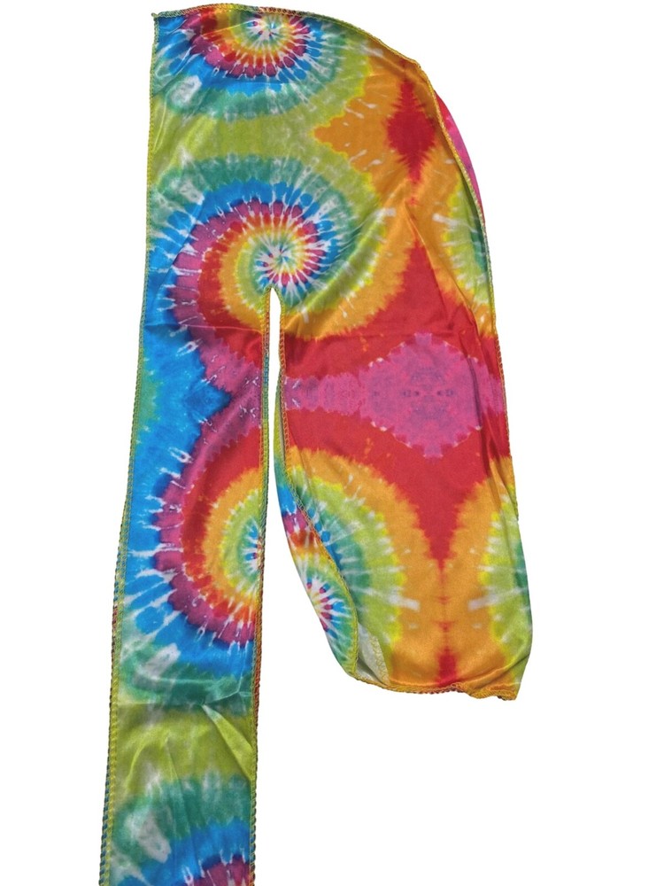 Silk Tie Dye Multicolor Hippie Durag