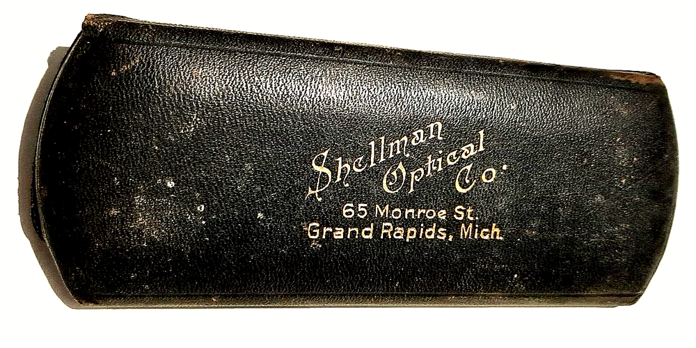 Shellman Optical Co Frand Rapids Mich Eyeglass Case