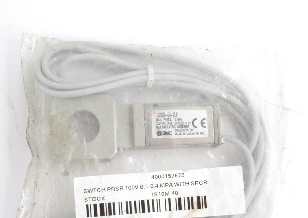 SMC IS10M-40 Pressure Switch - Sealed Surplus