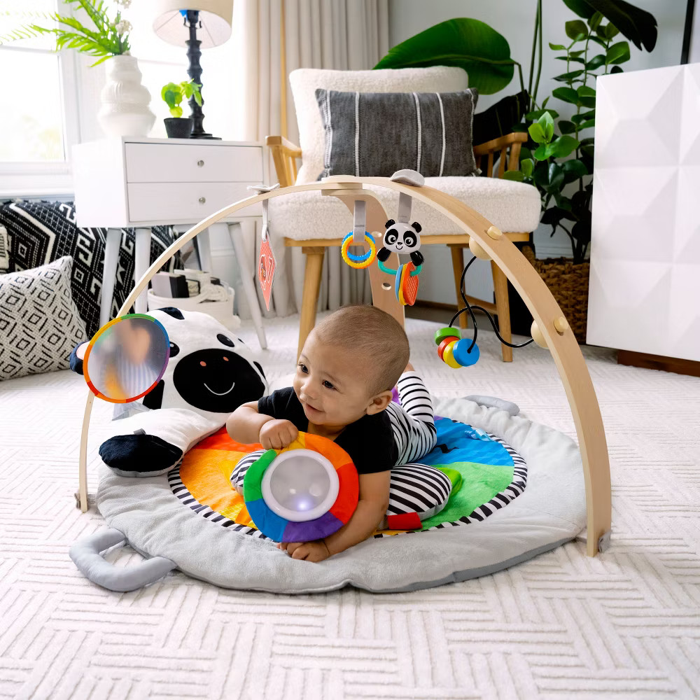 Baby Einstein Zen's Activity Milestones Plush Gym Playmat