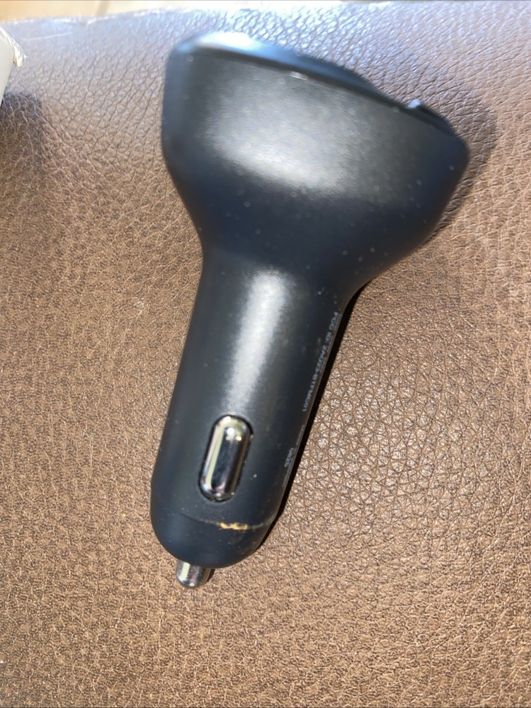 FM Bluetooth Transmitter Dealworthy Black Damaged Box