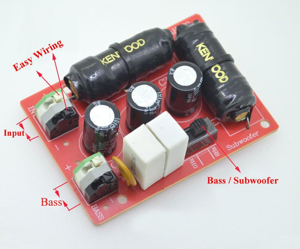 200W Pure Bass Subwoofer Crossover Second-Order Crossover Frequency Distributor