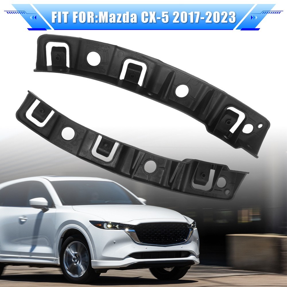 2X Front Bumper Bracket Retainer Mount Support Cover For 2017-2023 Mazda CX-5