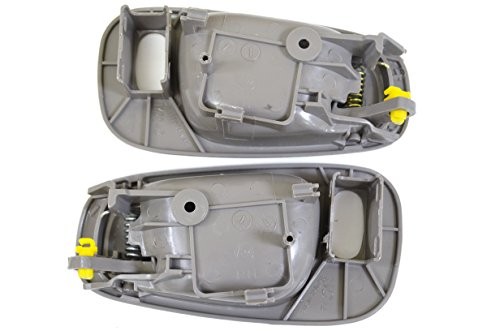 TO-2542G-DP - Interior Inside Door Handle, Gray - with Lock Hole, Left/Right