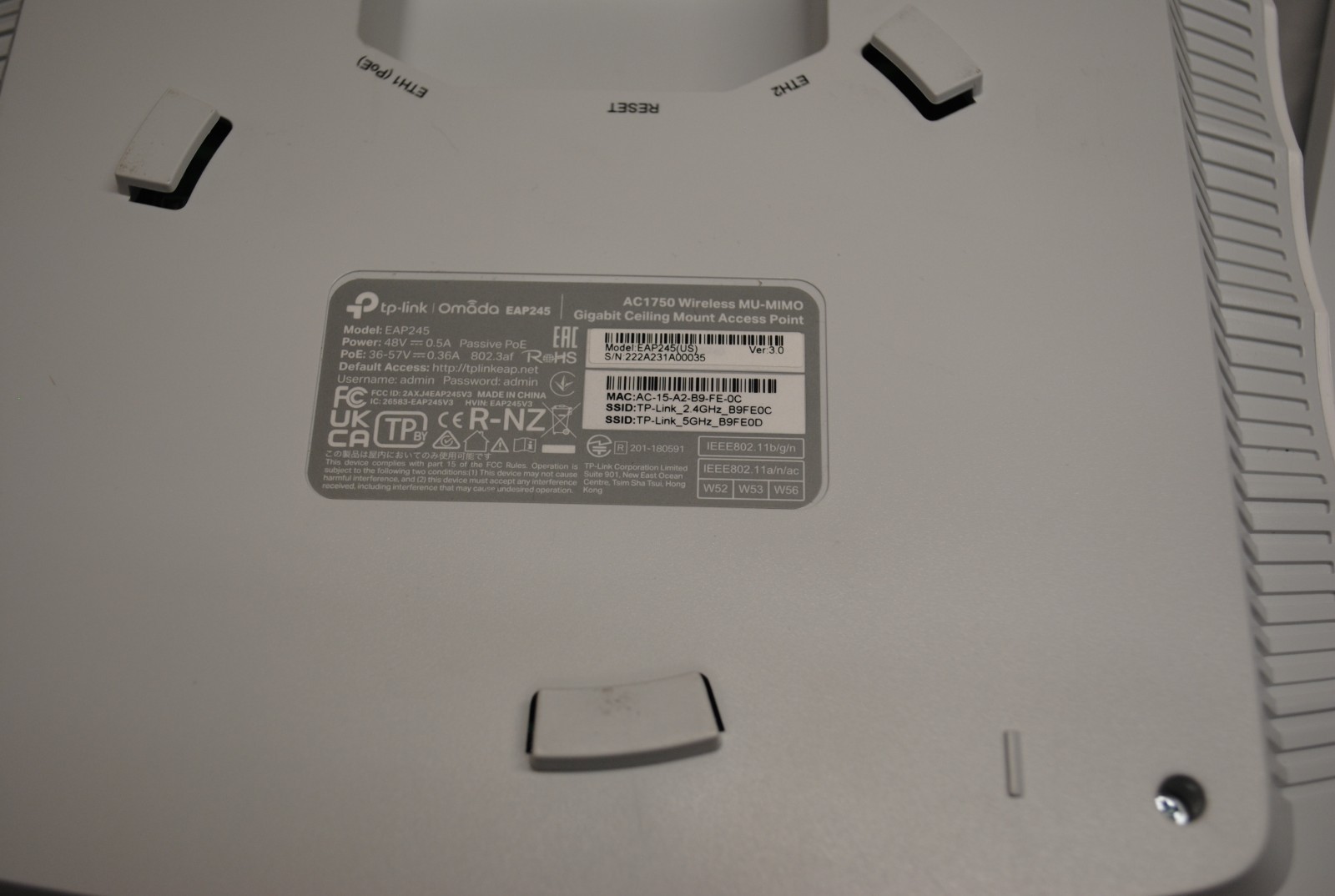 TP-LINK EAP245 AC1750 Wireless Dual Band Gigabit FREE SHIPPING