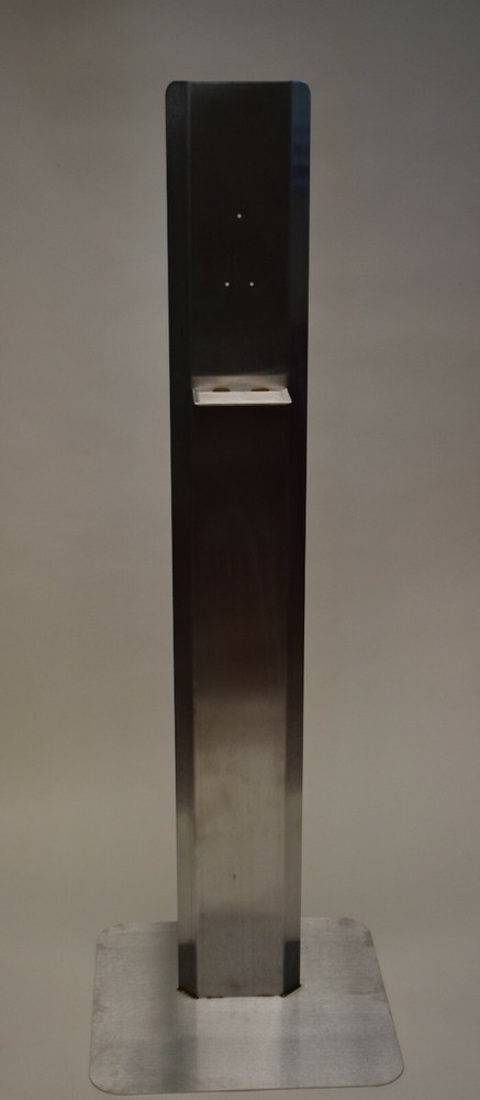 Universal disinfectant, soap, and sunscreen stand